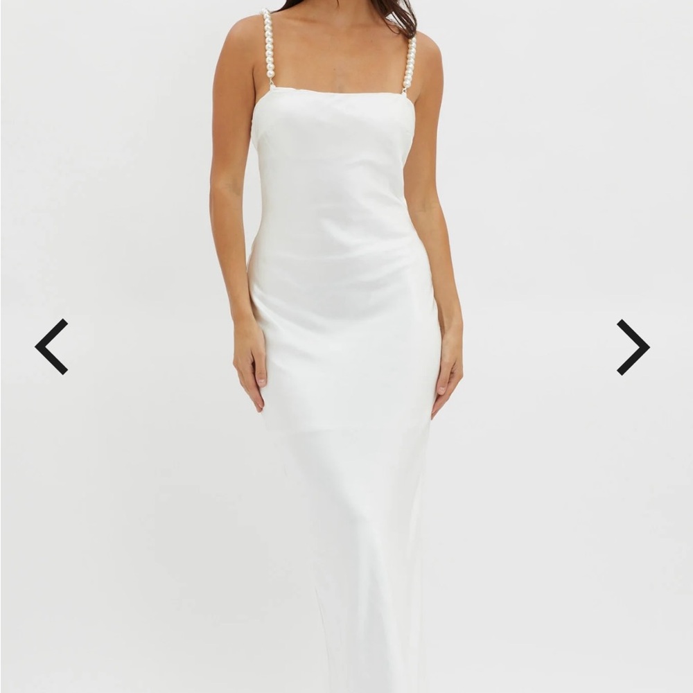 Saving Grace Pearl Strap Maxi Dress- New